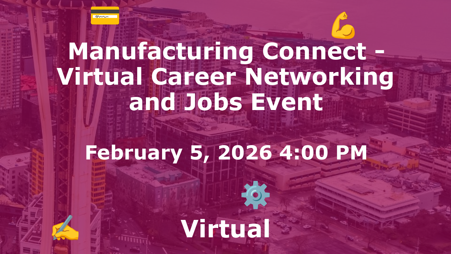 Manufacturing Connect - Virtual Career Networking and Jobs Event event image